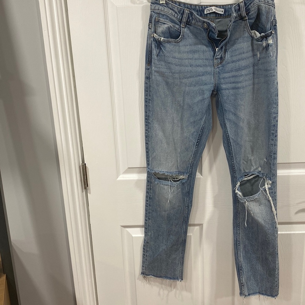 Zara jeans light denim wash